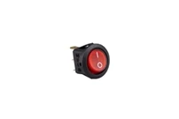 20mm Siyah Gövde 1NO Işıklı Terminalli (0-I) Baskılı Kırmızı A71 Serisi Anahtar